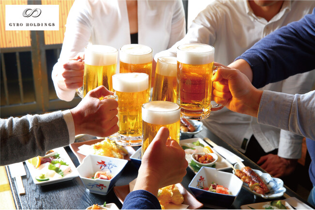 【GYRO HOLDINGS】居酒屋業態の大型店舗、予約数が前年比110%と好調に推移