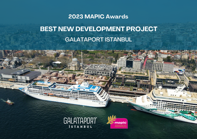 MAPICアワード2023「最優秀新開発プロジェクト」イスタンブル、カラキョイ地区のガラタポートが受賞