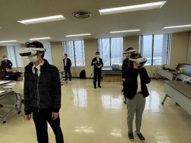 VRで浮体式洋上風力発電の建設後イメージを投影するシステムを開発し、環境省委託事業で使用されました