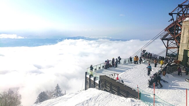 雲海の絶景が広がる長野県 竜王マウンテンリゾート SORA terrace　樹氷と北アルプスが広がる冬の絶景に出会う観光プランがスタート！