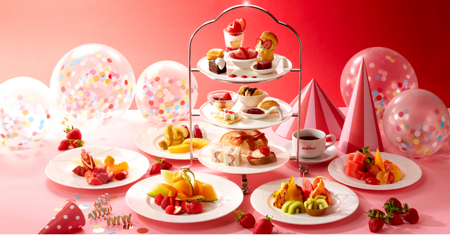 【タカノフルーツパーラー】タカノフルーツティアラ1月は「Strawberry　Party」。紅ほっぺを中心に、苺を楽しむ1か月。