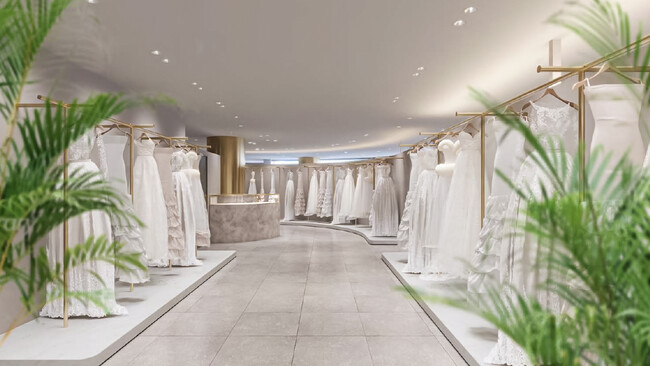 上質な空間で、ドレス選びを楽しく贅沢な時間に TAKAMI BRIDAL AOYAMAが増床・リニューアルオープン