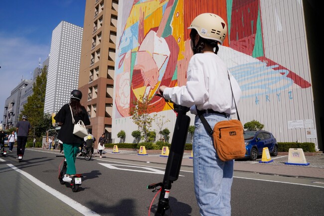 アートの島、天王洲アイルを近距離モビリティでめぐる。「天王洲アートツアー」2024年1月より本格提供開始！12月20日（水）より特設ページにてオンライン販売