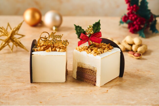 ノエル仕立ての贅沢なナッツ感！クリスマスの夜を演出する「ドレ・クリスマスケーキ」を新発売