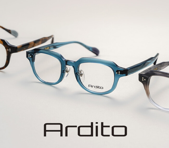 透明度の高いアセテート素材の魅力を活かし、なりたい自分を演出するアイウェア「Ardito」新作登場