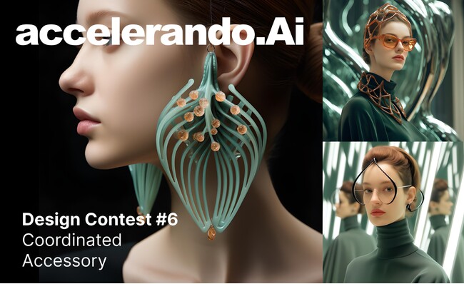 人とAIが創る未来のファッションブランド「accelerando.Ai」より“ブランドデザインにマッチしたアクセサリー”をテーマとしたファッションコンテストを本日より開催！