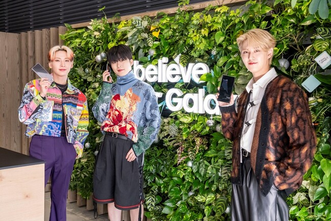 グローバルボーイズグループ「JO1」メンバーの川尻蓮・木全翔也・白岩瑠姫がGalaxyの世界観を体験！Galaxy Harajukuに「JO1」が来店