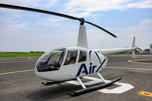 AirX 、岐阜県・中津川のヘリポート付き宿泊施設「華蝶来」 にヘリコプターの旅を提供開始
