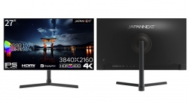 JAPANNEXTがIPS BLACKパネル採用27インチ4辺フレームレスデザインの4Kモニター「JN-27IPSB4FLUHDR」を12月22日(金)に発売 JAPANNEXTがIPS BLACKパネル採用27インチ4辺フレームレスデザインの4Kモニター「JN-27IPSB4FLUHDR」を12月22日(金)に発売