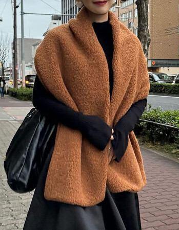 【Re:EDIT（リエディ）】もこもこしたウォーミーな質感がシーズンライクなテディボアショール、ボアロングジャケット12/25（月）12:00～販売開始