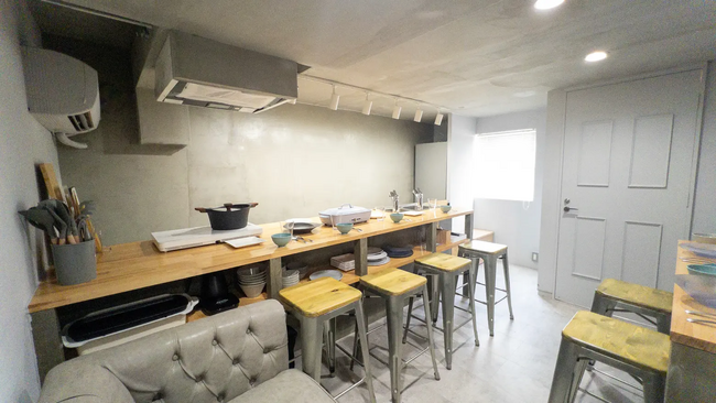 無機質＆ナチュラルがコンセプトの、かっこよさを追求したレンタルキッチン「 リノスぺkitchen心斎橋 」がリノスペの全国展開1号店としてオープン！