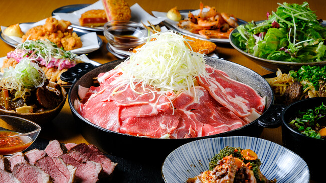 【1月限定】「蒸しジンギスカン」ラム＆マトン2種食べ放題に!?ラム肉炭火焼もついた「1月のケナシバ食べ放題コース」3,480円、田町/三田『肉酒場ケナシバ』で開催！