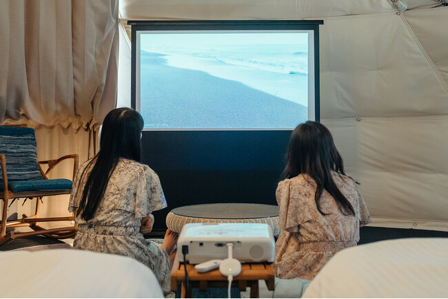 ＜2023年12月リニューアルオープン＞千葉県一宮町の海を望むプライベートシアター付き客室、旬のいちご狩りプランなど新たなアクティビティや設備が盛り沢山【釣ヶ崎グランピングリゾート】