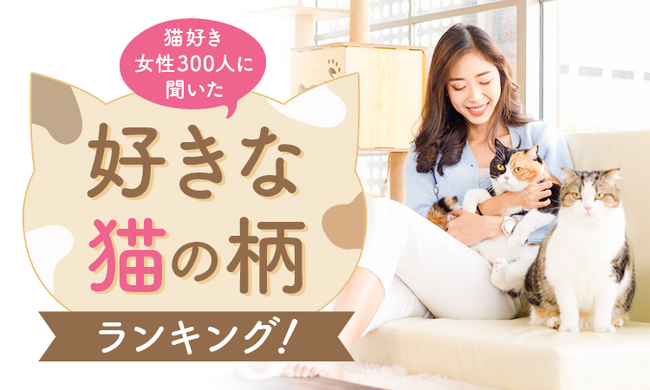 【猫好き女性300人に聞いた】好きな猫の柄ランキング!