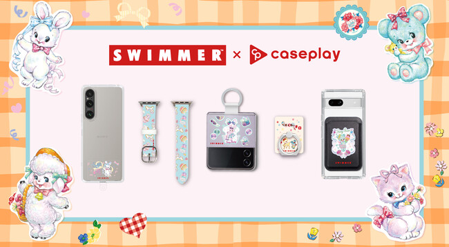 スマホアクセサリーショップcaseplayから、SWIMMER第２弾のアートパネルスピーカー、スマートグリップスタンドなど全7アイテムが新登場！