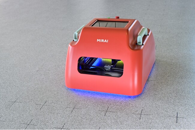 墨出しロボットの海外販売活動を開始