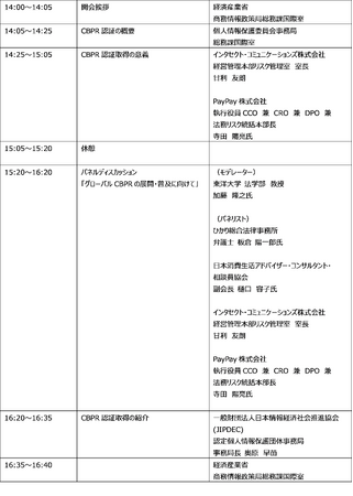 経済産業省/個人情報保護委員会共催のセミナーにインタセクトが登壇