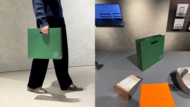 運ぶ・整理する、ハイブリッドなペーパーバッグ「ITOKI REUSABLE PAPER BAG」誕生