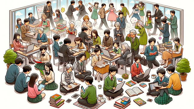 年末年始自由解放「学び合いAI自習室」。だれでも先生&生徒体験可能に。