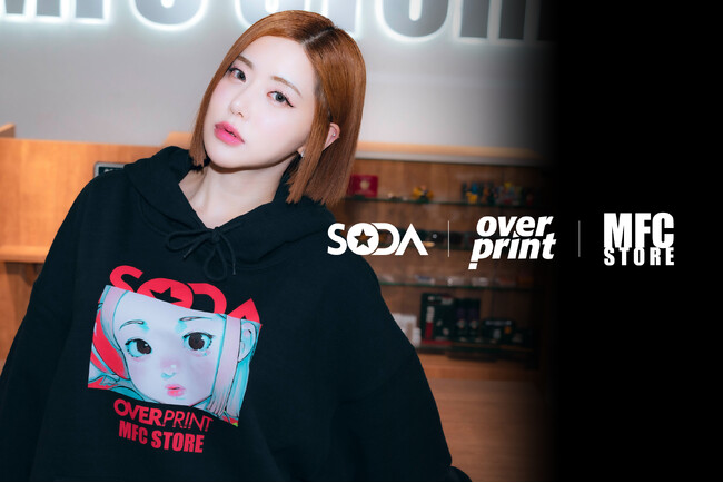 「MFC STORE」が、「over print」と韓国出身の人気DJ「DJ SODA」とのトリプルコラボレーションアイテムを、1月2日（火）より発売！