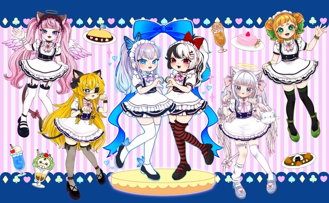 【1/12（金）～1/14（日）めいどりーみんSHIBUYAで開催！】新感覚Vtuberアプリ『IRIAM』のVライバー事務所のコラボカフェ！