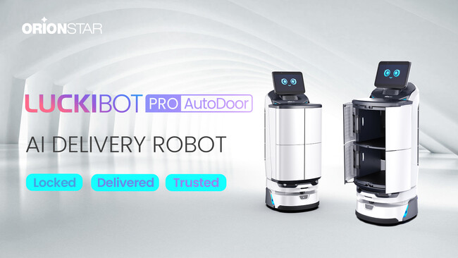 OrionStarは誇りに思い、2024年により質の高い配送体験をもたらす新製品「LuckiBot Pro Autodoor」を発表いたします。