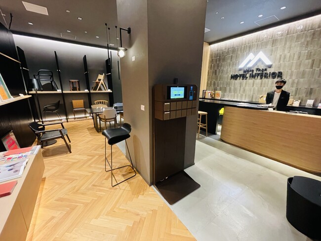 KEY STATIONの実物を体験できる！【東急プラザ銀座4F MoreKEY STATIONの実物を体験できる！【東急プラザ銀座4F MoreThan HOTEL INTERIORに設置】