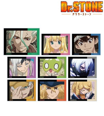 TVアニメ「Dr.STONE」のトレーディング場面写アクリルカード、トレーディング場面写缶バッジの受注を開始！！アニメ・漫画のオリジナルグッズを販売する「AMNIBUS」にて