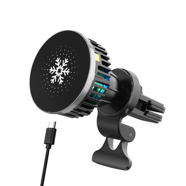 半導体冷却チップ搭載ワイヤレスカーマウントの取り扱いを開始