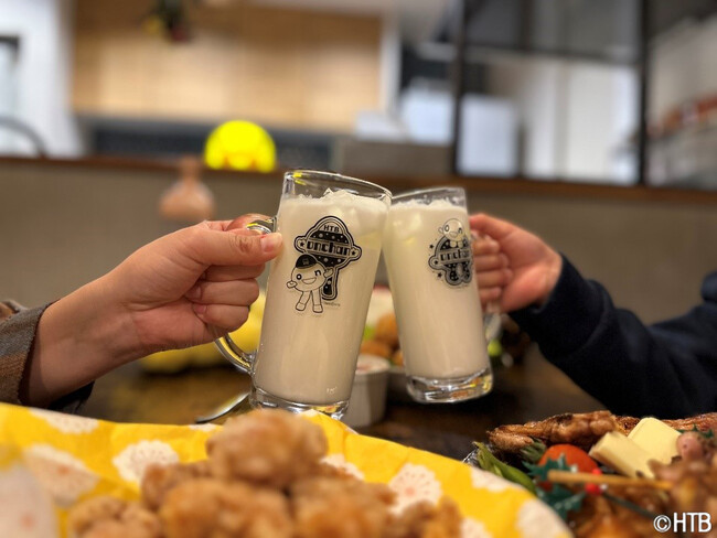 「そうだ、牛乳飲もう」onちゃんの“牛乳ジョッキ”新登場！！
