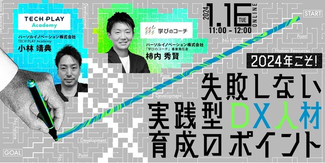 パーソルイノベーションより、リスキリング支援サービス『学びのコーチ』 と、デジタル人材育成サービス『TECH PLAY』がオンラインセミナーを開催