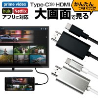 サブスク動画対応!スマホを大画面で見よう!「ミラーリングケーブル」を発売!