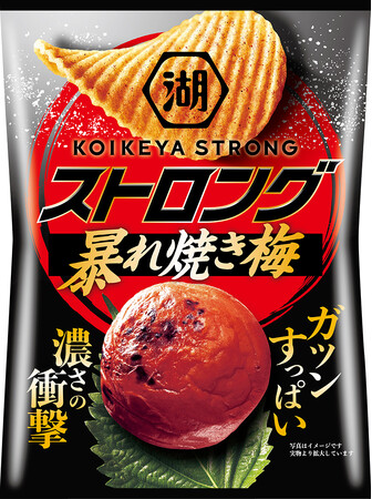 祝2024年！年始を飾るガツンと梅味の衝撃！ 「湖池屋ストロング ポテトチップス 暴れ焼き梅」発売　-新春ストロングみくじで“梅だめし”！キャンペーンも実施-