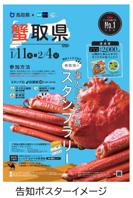 東京メトロ×鳥取県「東京メトロで巡る 鳥取県の偉人と出会う旅スタンプラリー」を実施します！