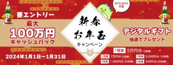 外為ファイネスト　新春お年玉キャンペーン！