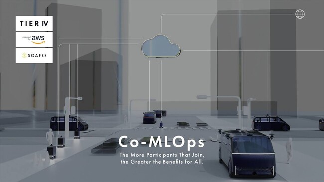 ティアフォー、大規模データ共有による自動運転AI開発のためのCo-MLOpsプロジェクトを開始　世界8地域のデータを用いたエッジAIモデルをCES 2024で展示
