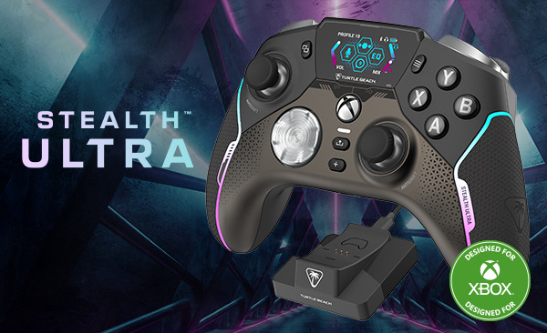 Turtle Beachからフルカラーディスプレイやドリフト対策を施したサムスティックを搭載したワイヤレスゲーミングコントローラー「Stealth Ultra」を販売開始