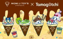とろける　クレープの MOMI&TOY'S　が日本中で大ブームを巻き起こした
『たまごっち』と初コラボ！！2024年1月15日（月）より、
キャラクターをイメージしたクレープやドリンクを販売します。