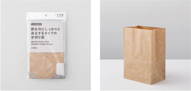 ウエルシアのプライベートブランド「からだWelcia・くらしWelcia」から新商品「紙なのにしっかりと自立するタイプの水切り袋」1月11日より全国のウエルシア薬局にて新発売!!