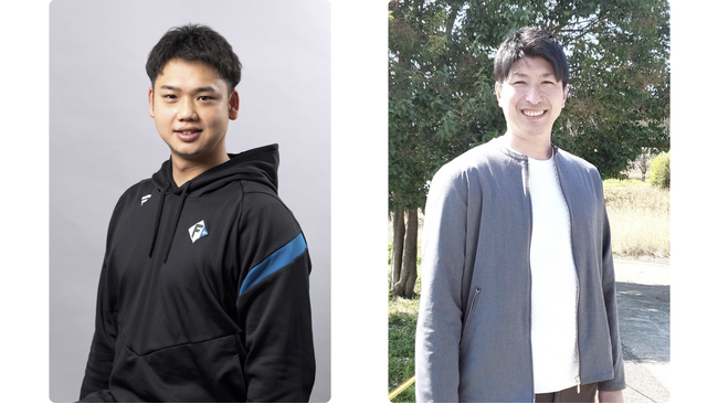 １月２1日（日）北海道イエロースターズホームゲームで、元北海道日本ハムファイターズの谷口雄也氏と新垣勇人氏が始球式&ゲストMCで登場！