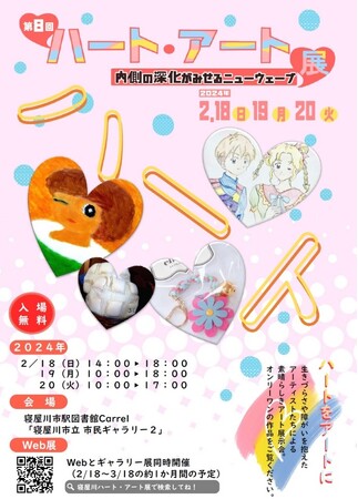 第8回　「寝屋川ハート・アート展」開催について 