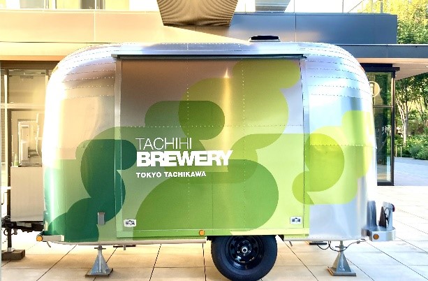 金賞受賞ブルワリー 立飛麦酒醸造所　ビアトレーラー を「MINT (ミント)」と命名　2024年1月より3月迄 土・日限定の冬季営業に