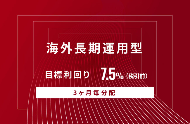 オルタナティブ投資プラットフォーム「オルタナバンク」、『【3ヶ月毎分配】海外長期運用型ID658』を公開