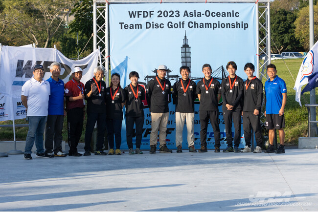 日本代表が準優勝！[WFDF2023アジア・オセアニアチームディスクゴルフ選手権大会]