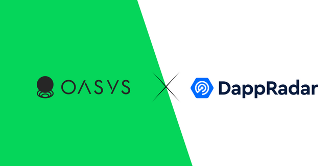 DappRadarがOasysのHub Layerと全Verse(Layer2)に対応。5つのゲームタイトルがUAWランキング上位30位以内に