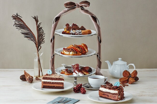 【RITUEL CAFE（リチュエル カフェ ）】大人な味覚の期間限定「チョコレートアフタヌーンティー」2024年1月15日（月）から提供開始