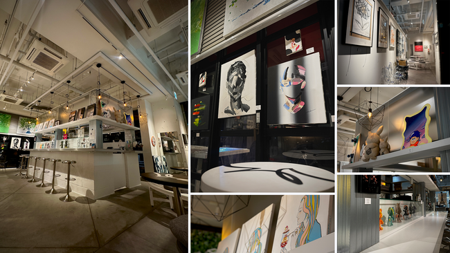 福岡発のアパレルブランド「CALL&RESPONSE」が「夜の美術館」というテーマで手掛ける、期間限定、深夜24時まで営業のＣａｆｅ＆Ｂａｒ。