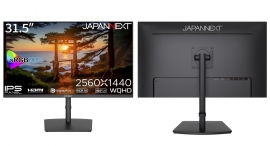 JAPANNEXTが31.5インチ WQHD解像度 昇降式多機能スタンド搭載の液晶モニターを37,980円で1月12日(金)に発売 JAPANNEXTが31.5インチ WQHD解像度 昇降式多機能スタンド搭載の液晶モニターを37,980円で1月12日(金)に発売