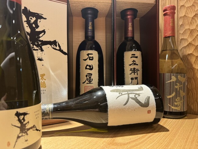 辰年記念で北海道産生雲丹 いくら 帆立＆黒龍 石田屋 二左衛門を破格で提供|本格江戸前寿司屋 五反田 鮨 あさひが絶品20品の寿司コースと黒龍高級酒5種のセット