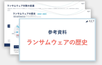 ランサムウェアの脅威拡大に備えよ！アクトが進化するサイバーセキュリティ攻撃事例を集約